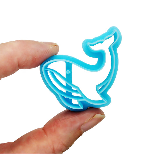 Whale polymer clay cutter.