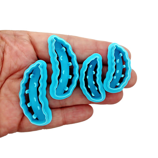 Little pickles polymer clay cutters, 2 sizes.
