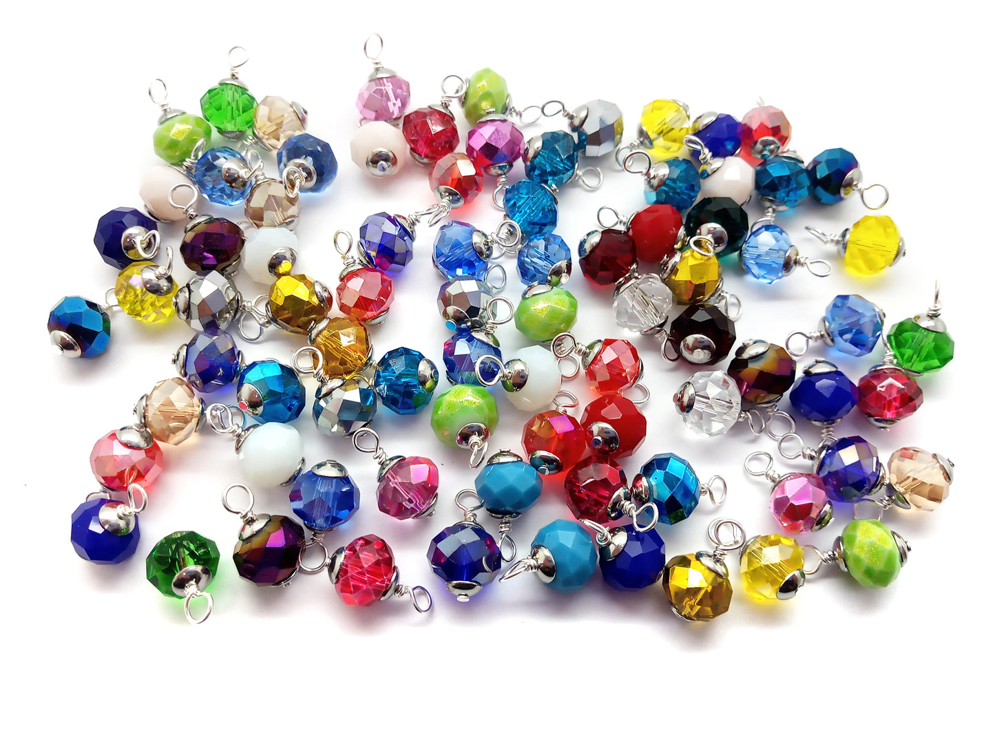 20 Mixed Miniature Ornaments, Glass. for 1:12 Scale or Dollhouse Christmas Trees