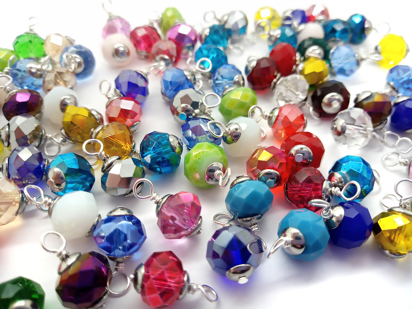 20 Mixed Miniature Ornaments, Glass. for 1:12 Scale or Dollhouse Christmas Trees