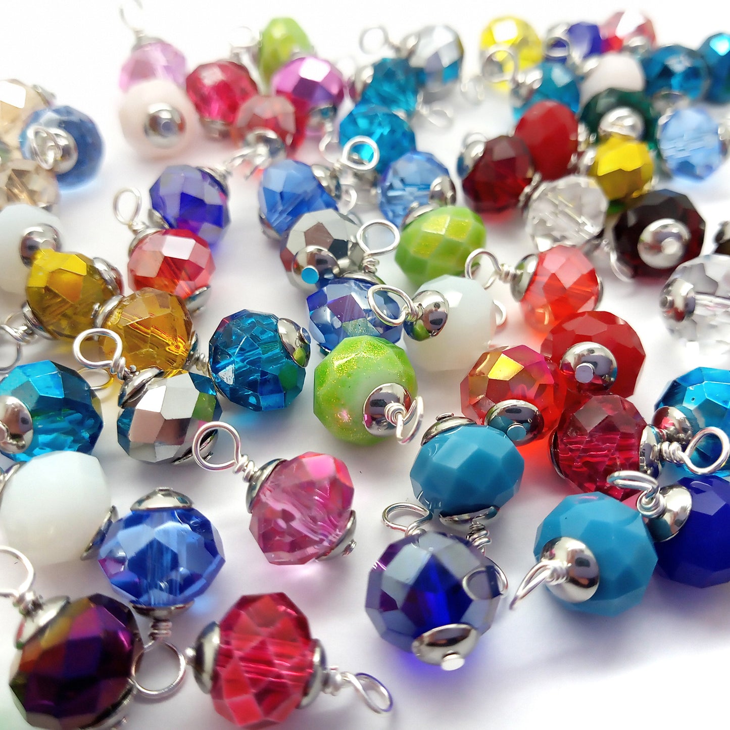 20 Mixed Miniature Ornaments, Glass. for 1:12 Scale or Dollhouse Christmas Trees
