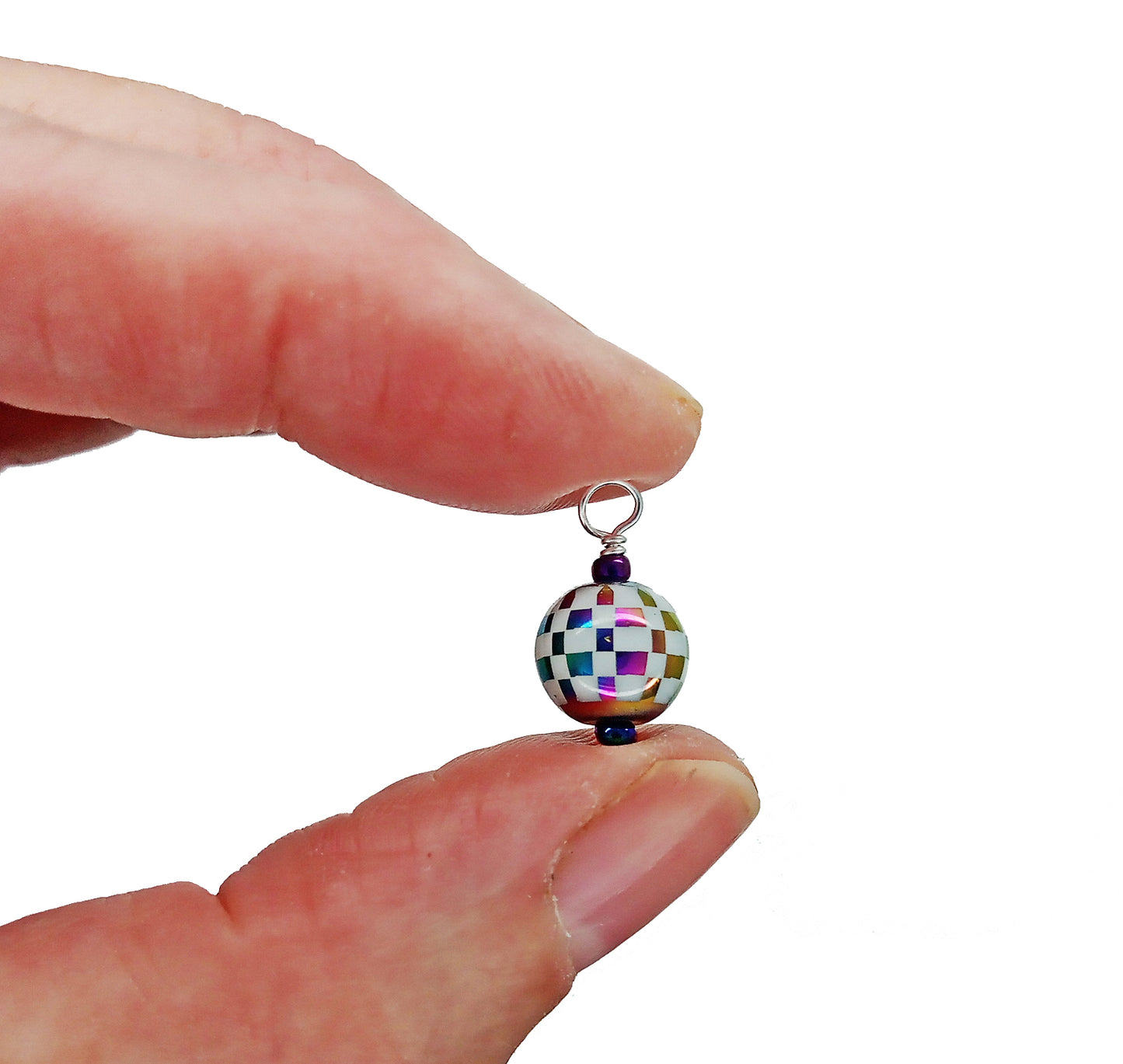 20 Tiny Christmas Ornaments, Glass Bauble Mix for 1:12 Scale or Dollhouse Trees