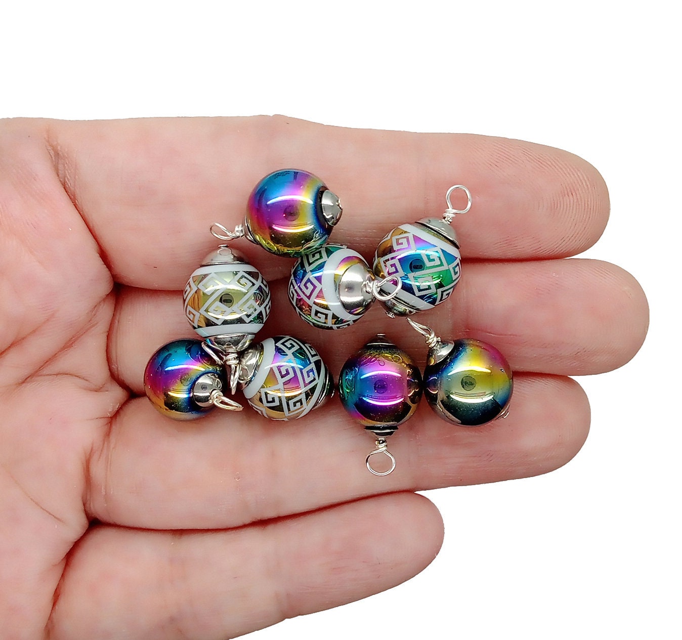 Beautiful Miniature Ornaments for Small Christmas Tree, Set of 8