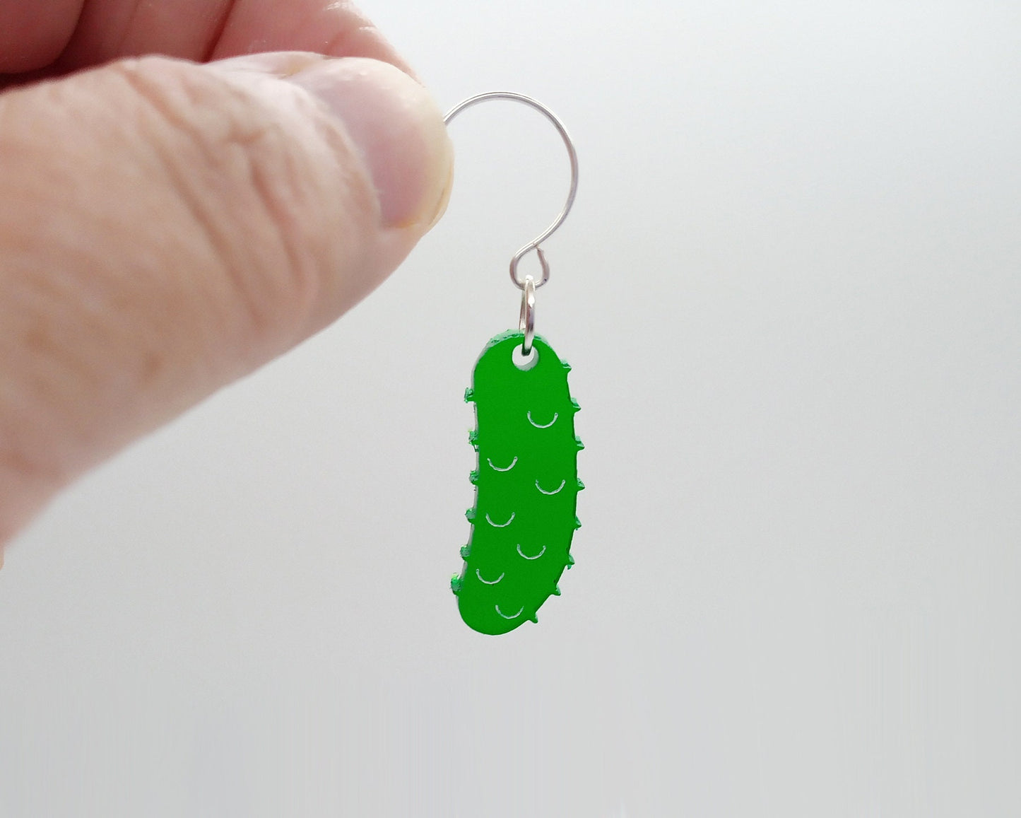 Miniature Pickle Ornament, for Dollhouse Christmas Tree