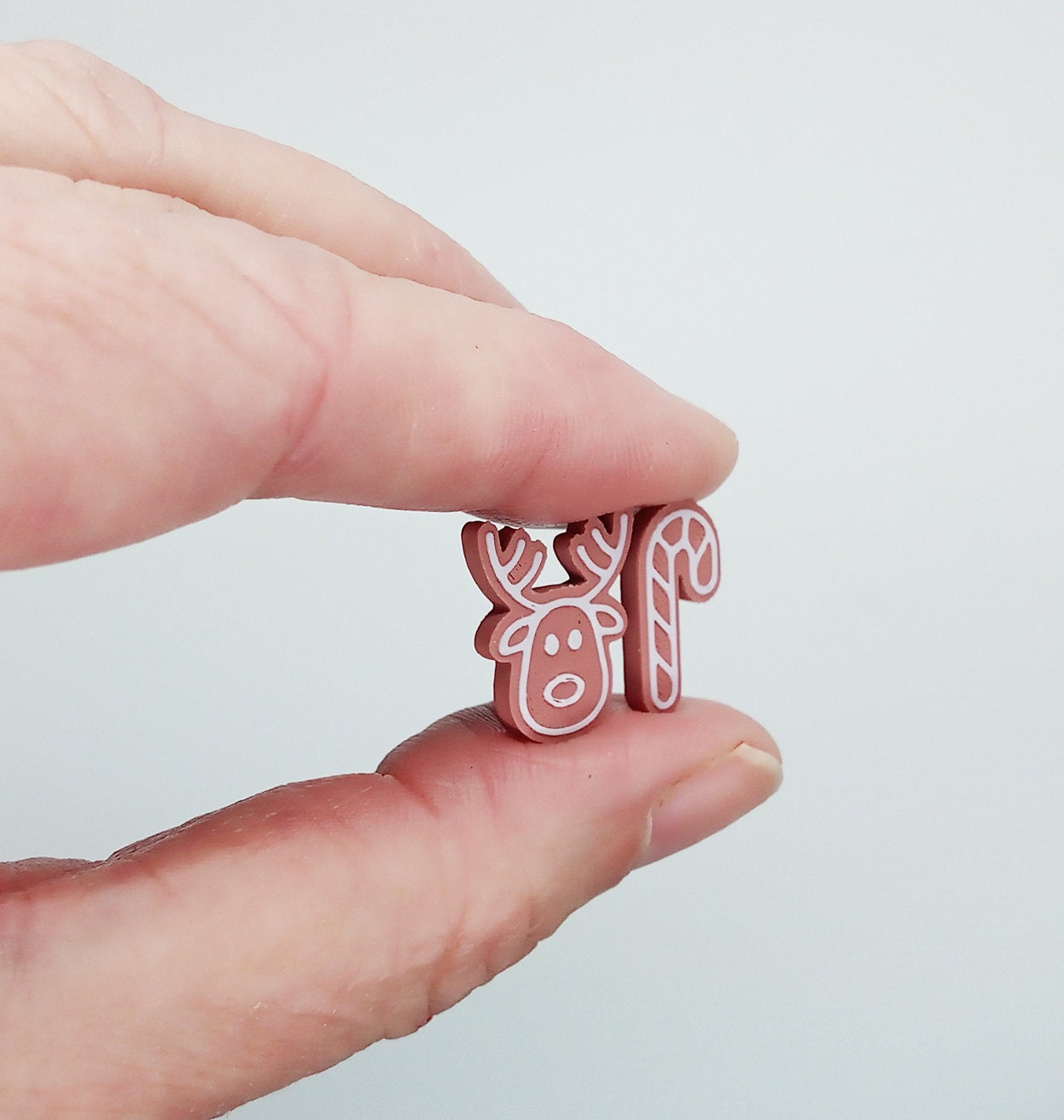 Miniature Gingerbread Cookies, Set of 8, 1:6 scale