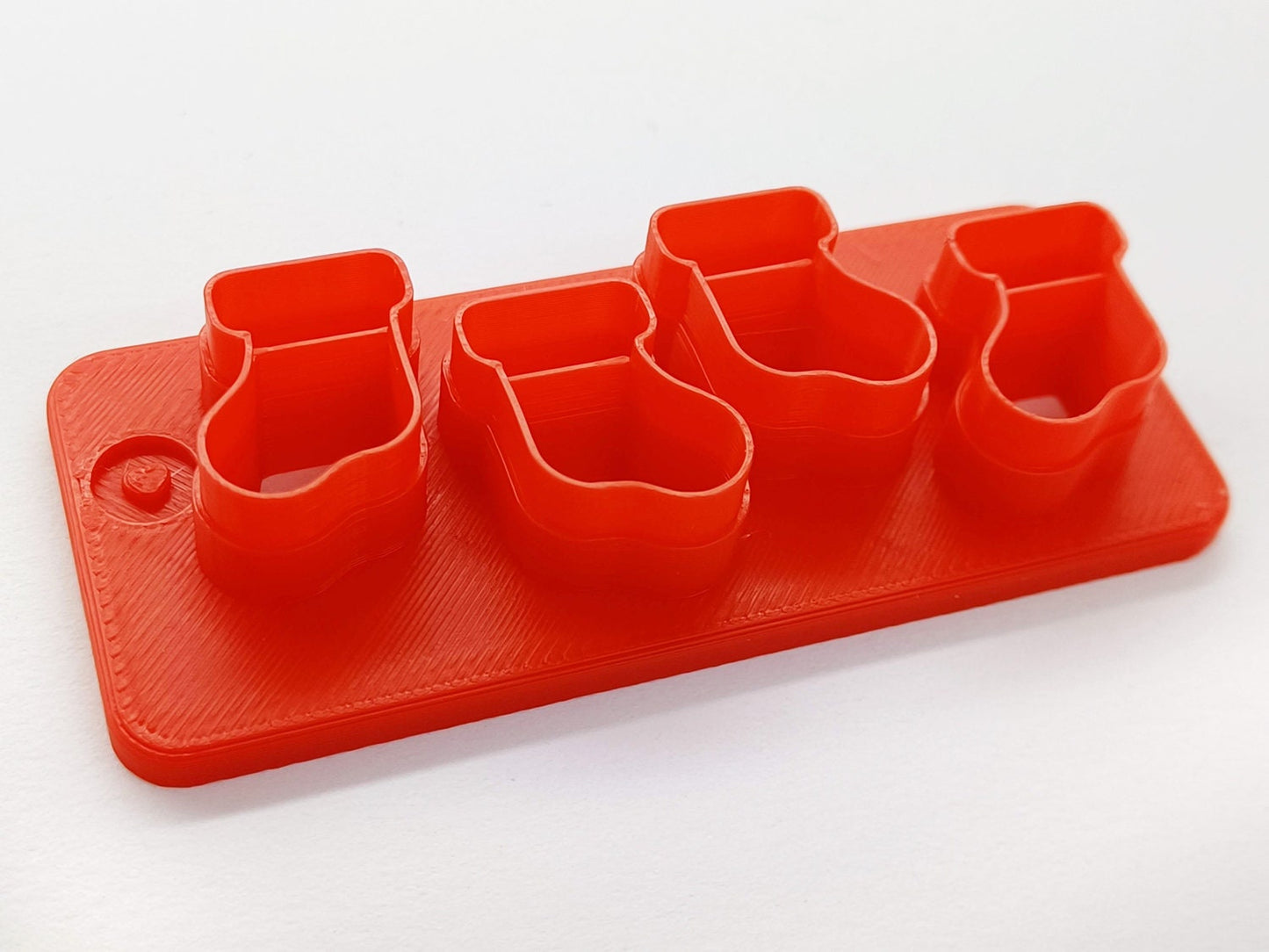 Tiny Stocking Clay Cutter, Multi Cutting Tool for Mini Christmas Jewelry