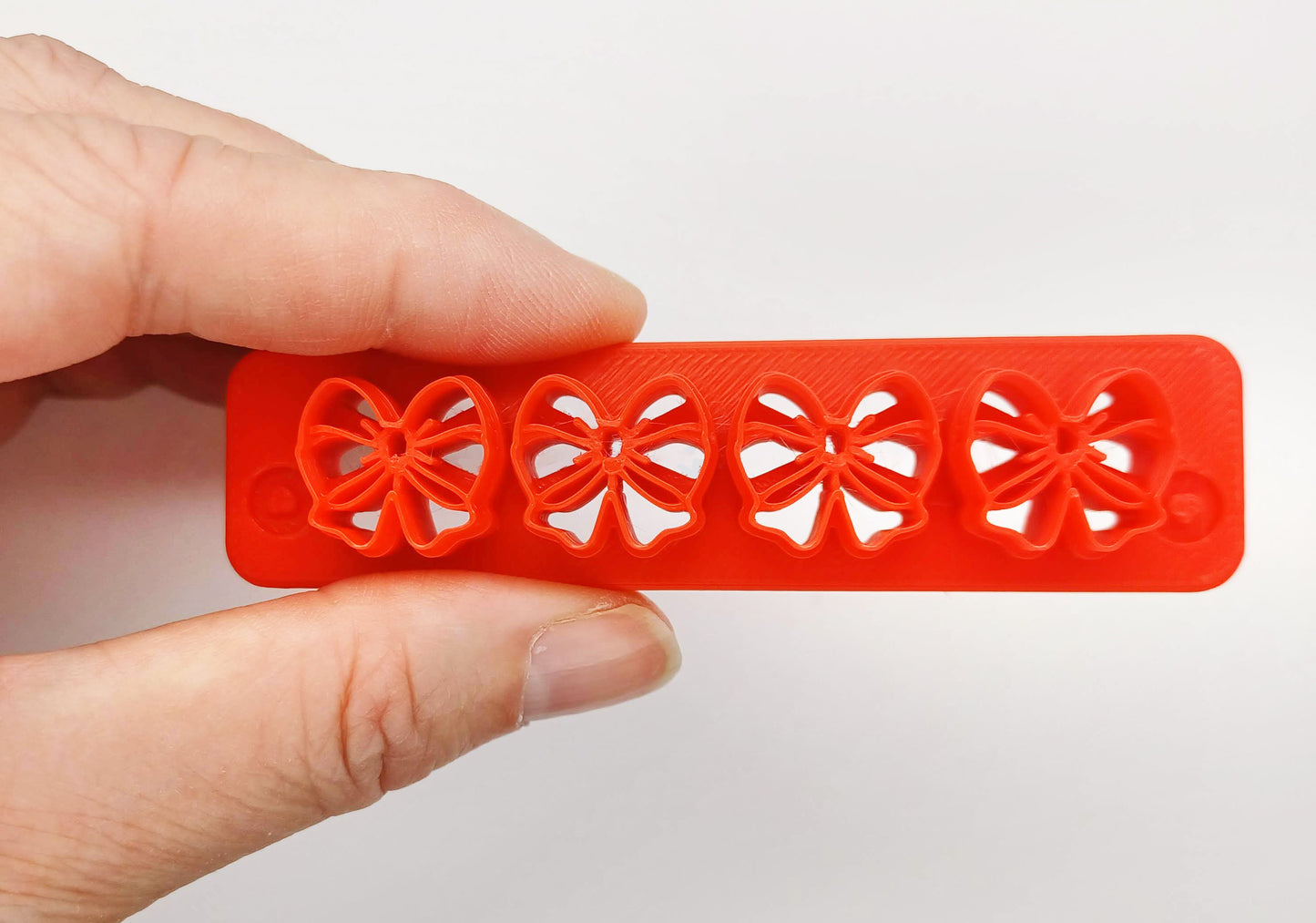 Tiny Bow Clay Cutter, Multi Cutting Tool for Miniatures & Christmas Jewelry