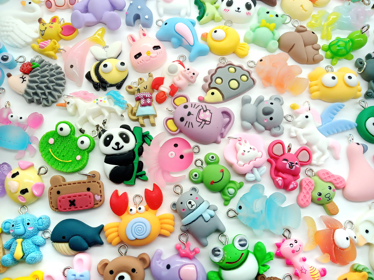 Cute Animal Charm Mix, Assorted Kawaii Animal Pendants