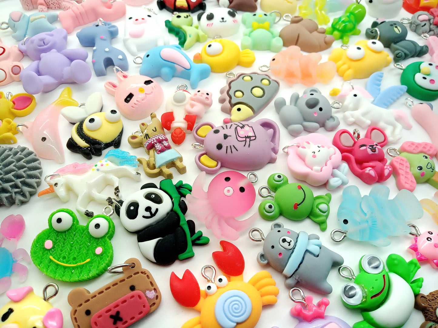 Cute Animal Charm Mix, Assorted Kawaii Animal Pendants