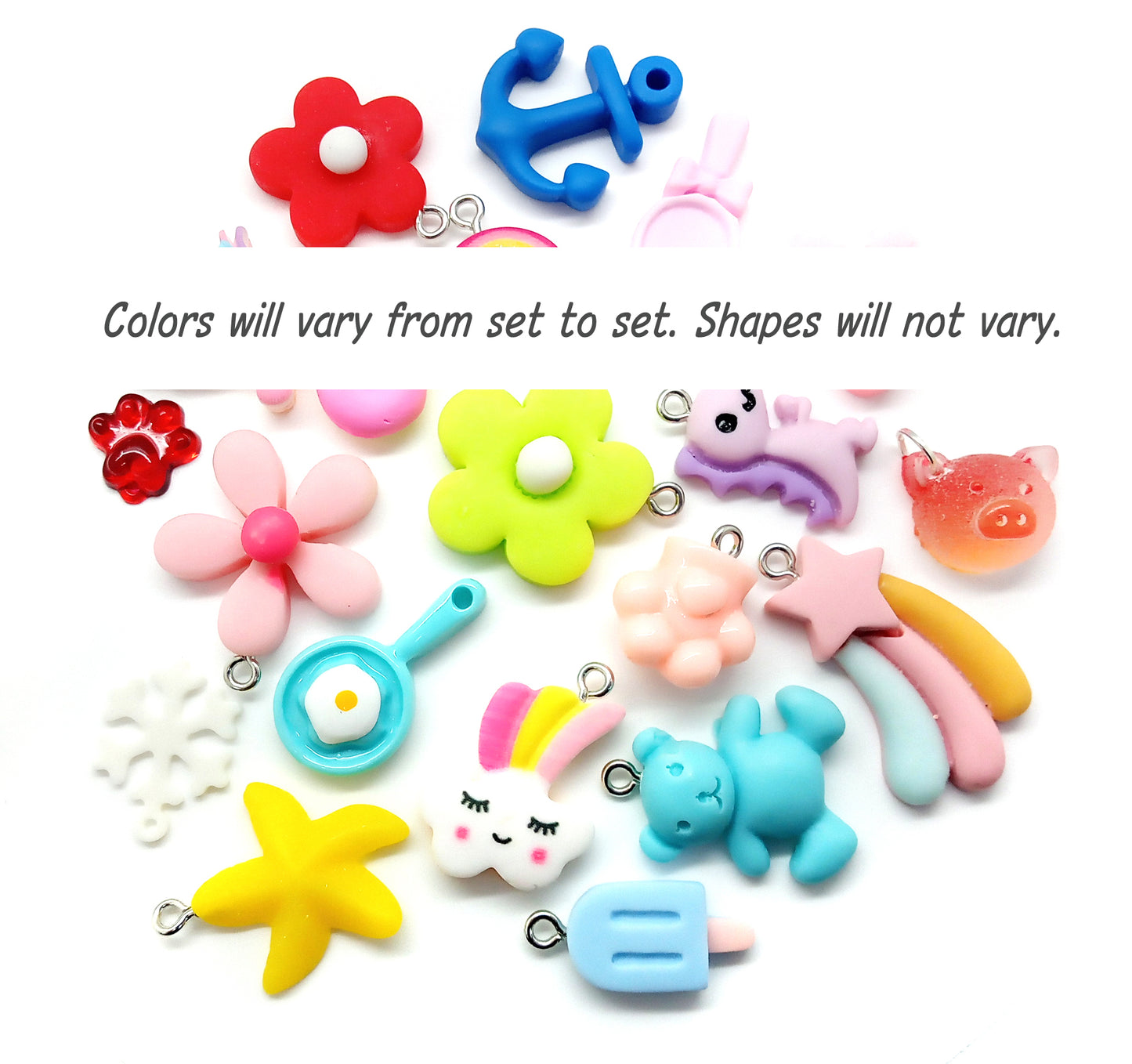 Cute Charm Assortment, Kawaii Cabochons
