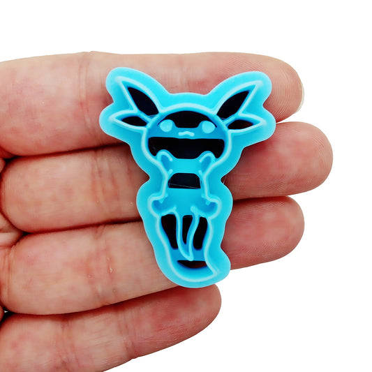 Axolotl polymer clay cutter.