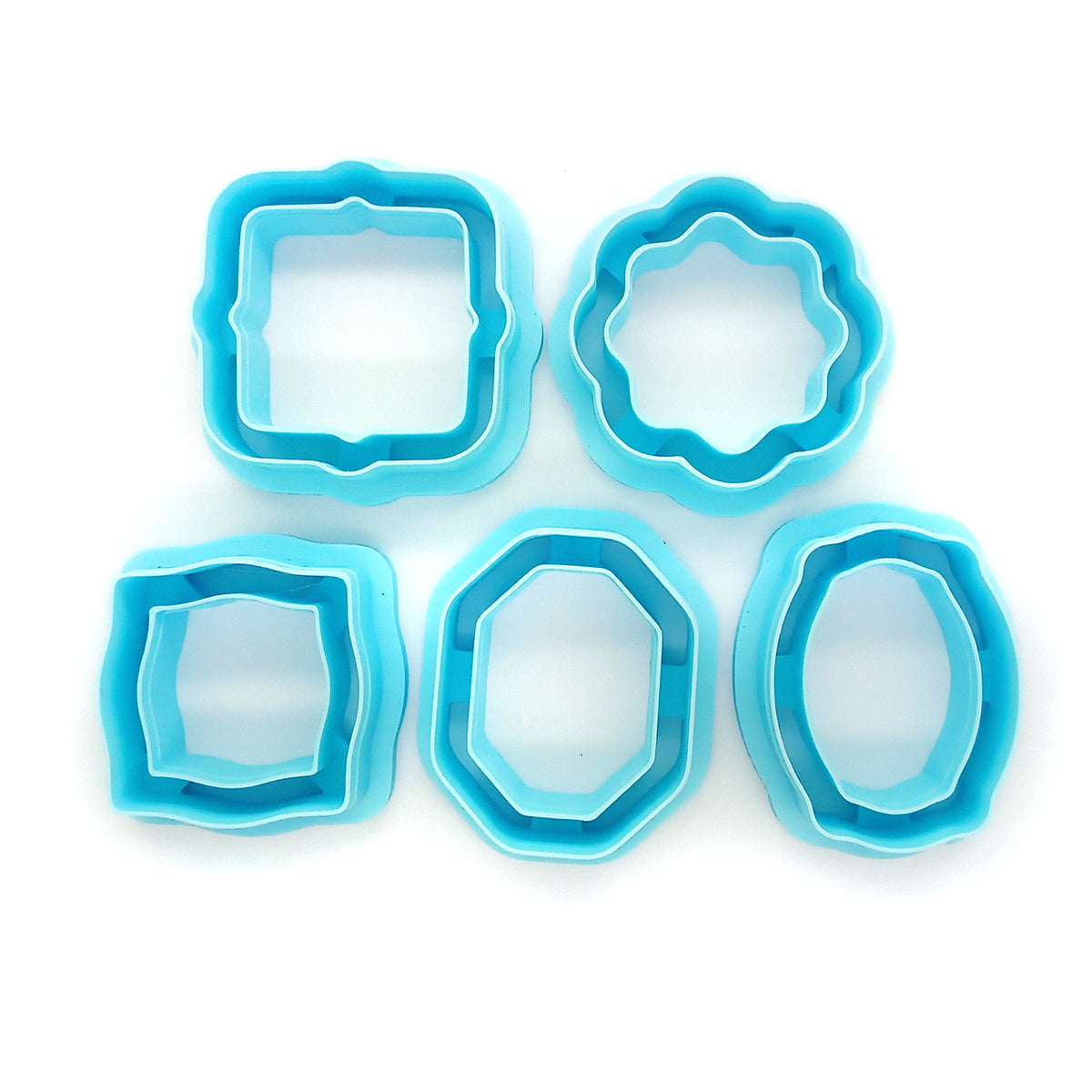 Little frame polymer clay cutters set