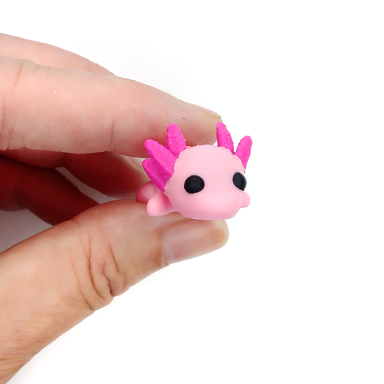 Cute Baby Axolotl Pendant/Charm or Necklace, Pink