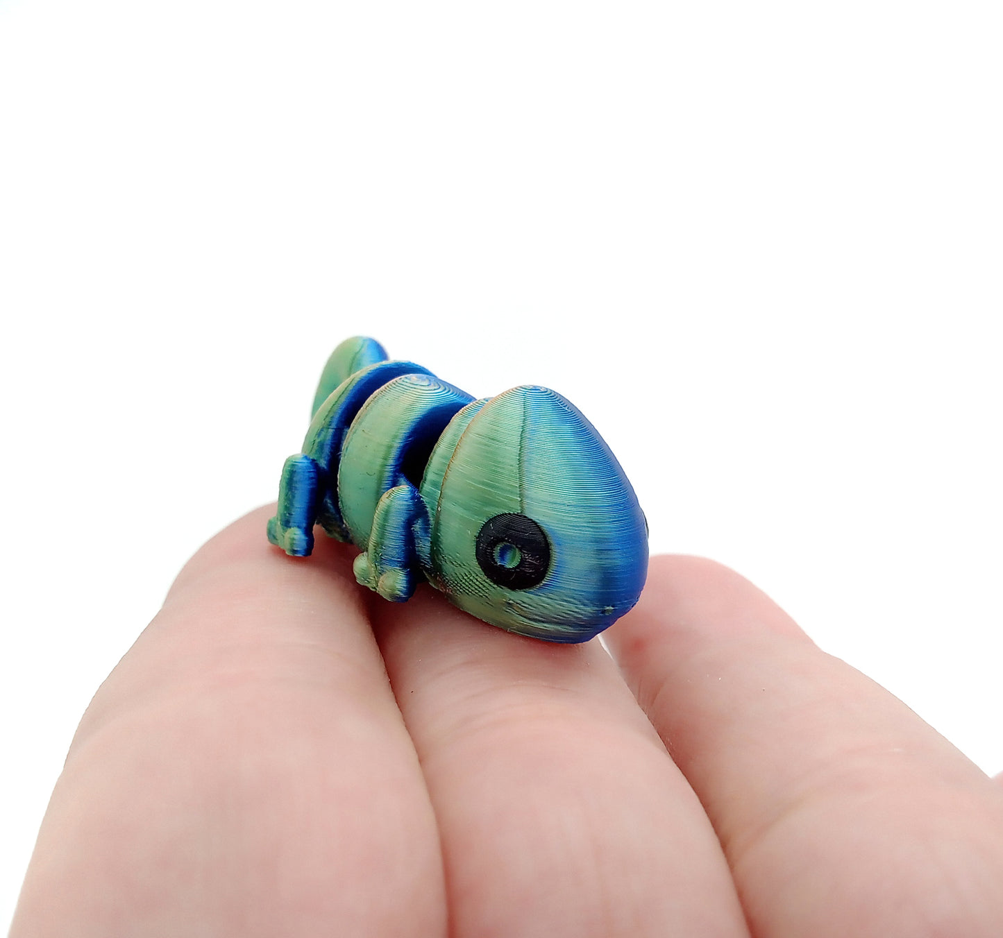 Cute Baby Chameleon Pendant/Charm or Necklace, Multicolored