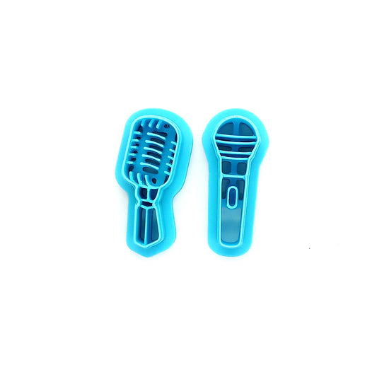 Microphone polymer clay cutters.