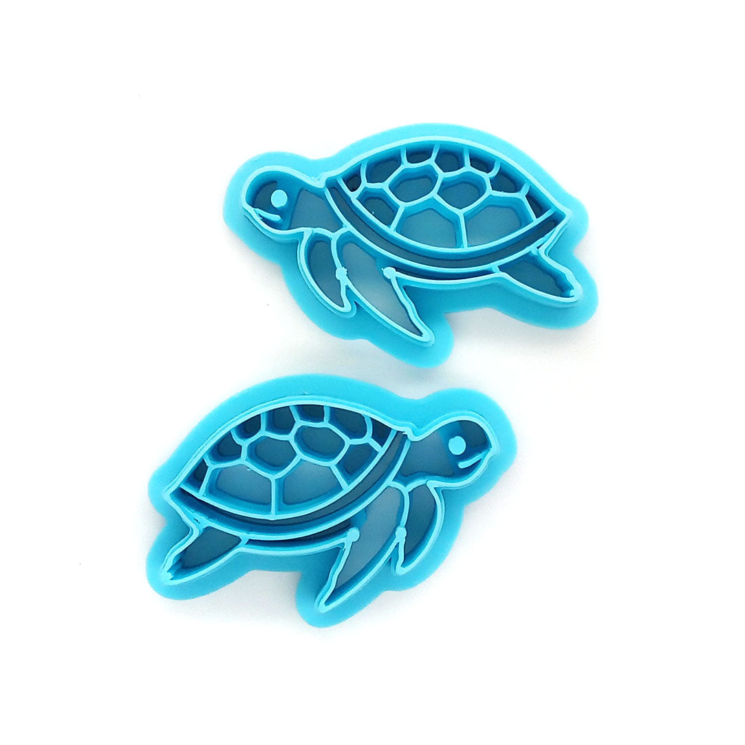 Sea turtle clay cutters for polymer clay