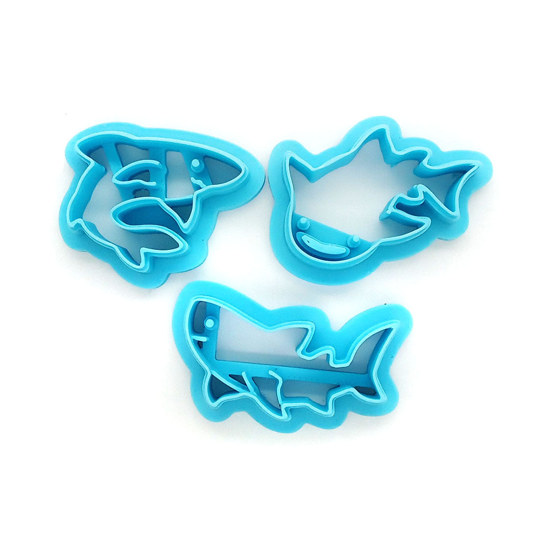 Shark polymer clay cutter set.