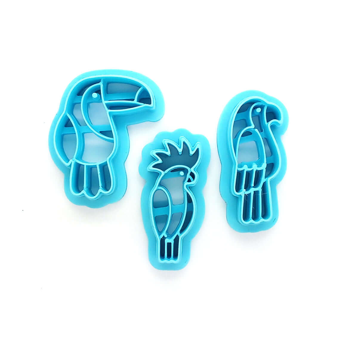 Bird Clay Cutters: Tropical Parrot, Toucan & Cockatiel