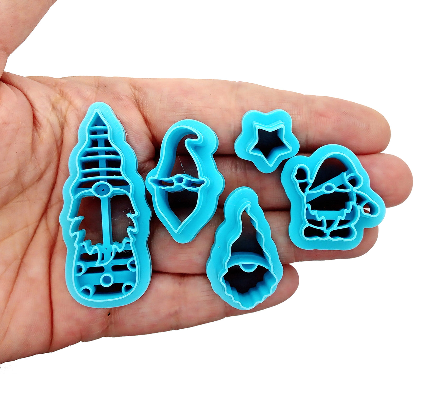 Gnome Clay Cutters, Set of 5