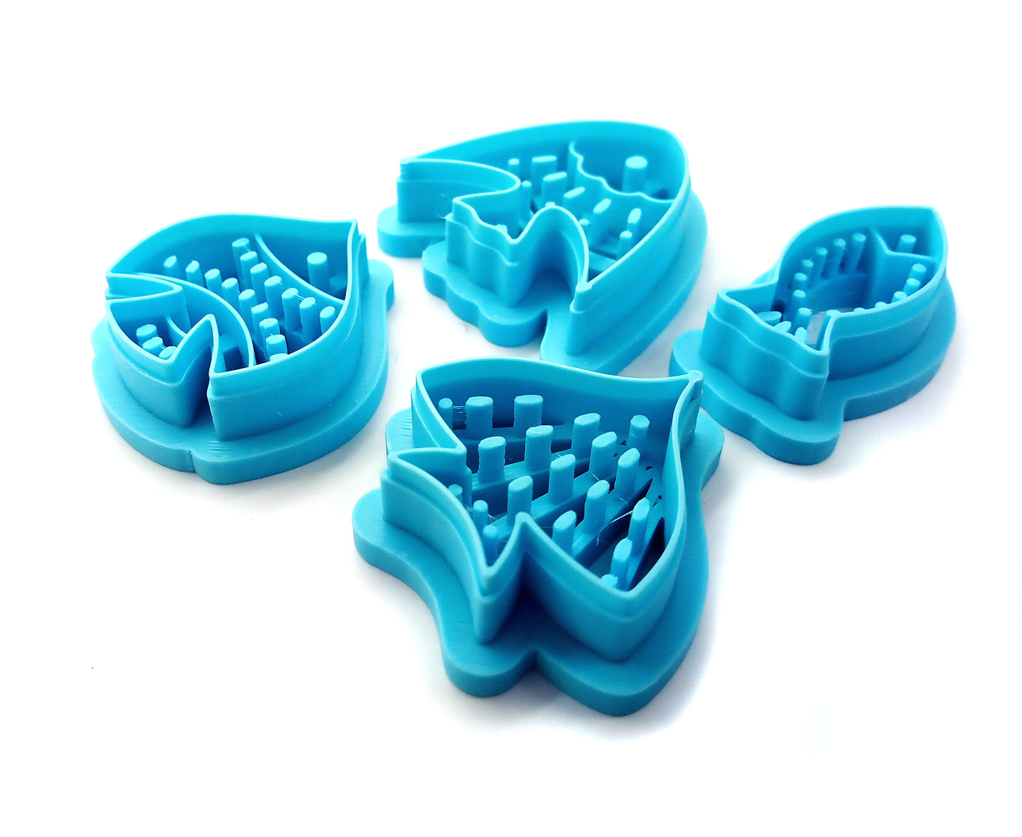 Decorative Fish Clay Cutters, Set of 4