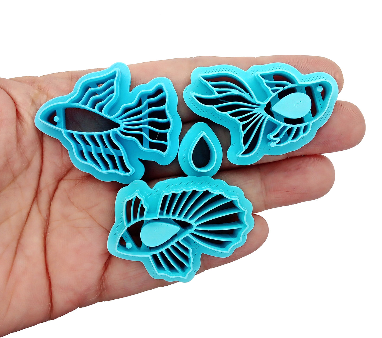 Fancy Goldfish Clay Cutters, Set of 3