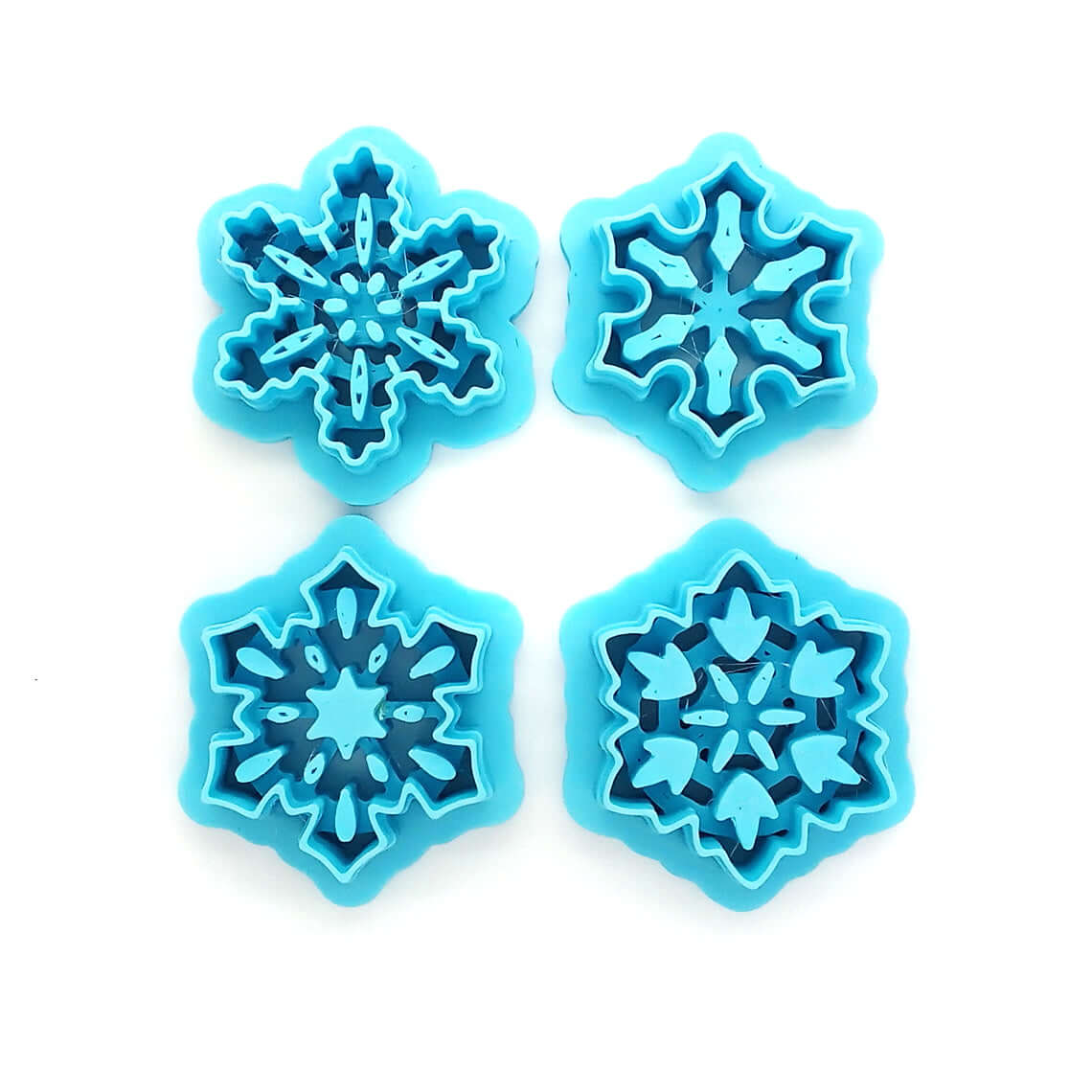 Snowflake Clay Cutters: Set of 4
