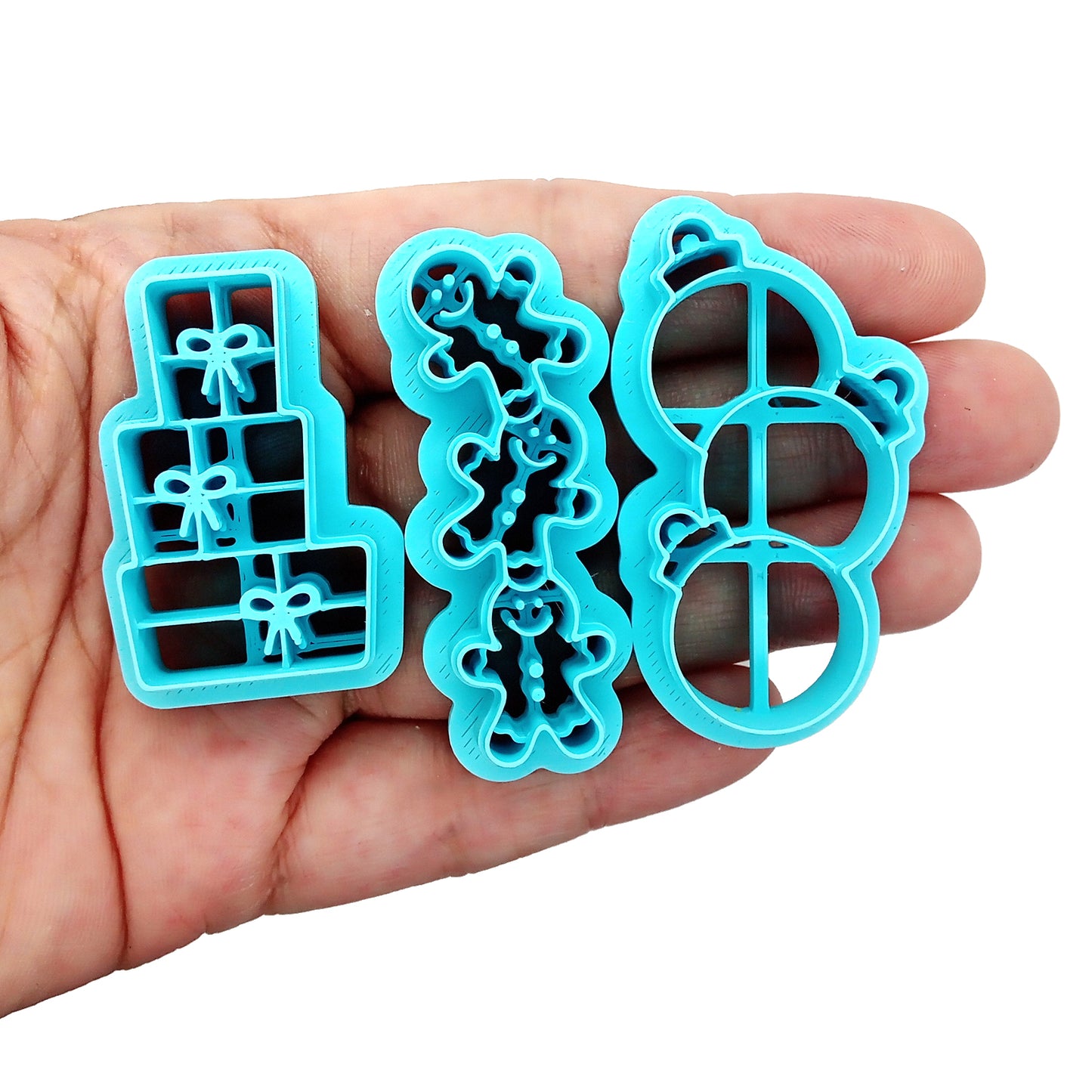 Christmas Clay Cutters: Stacks of Gingerbread Men, Ornaments & Gifts