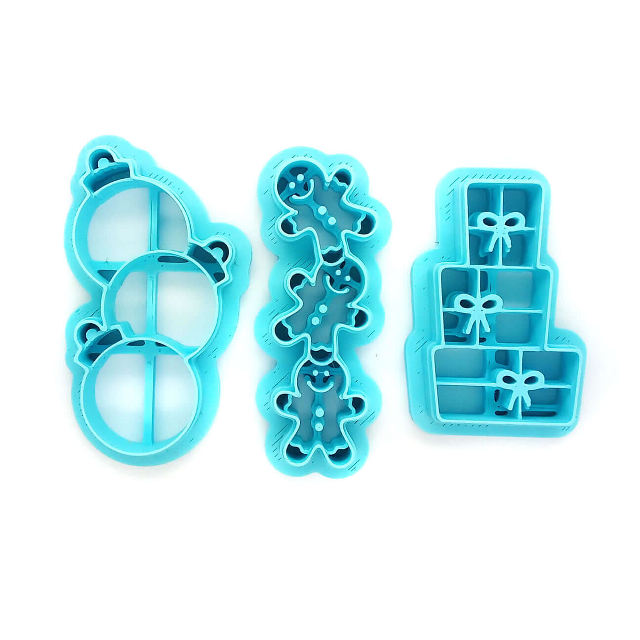 Christmas Clay Cutters: Stacks of Gingerbread Men, Ornaments & Gifts