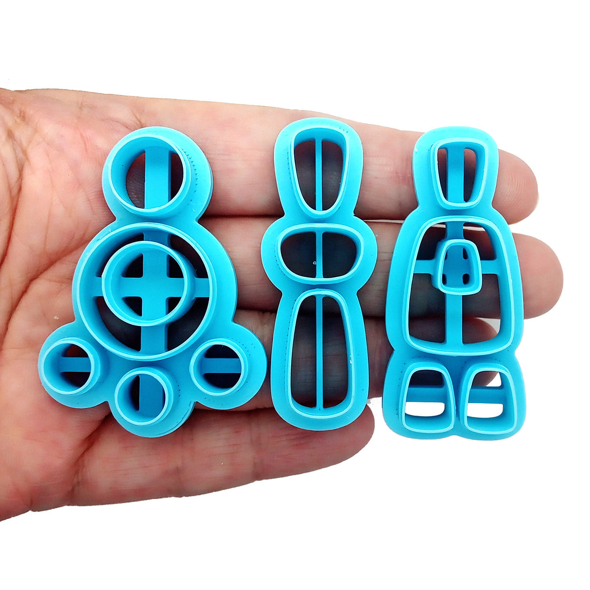 Boho shapes clay cutter set for earrings