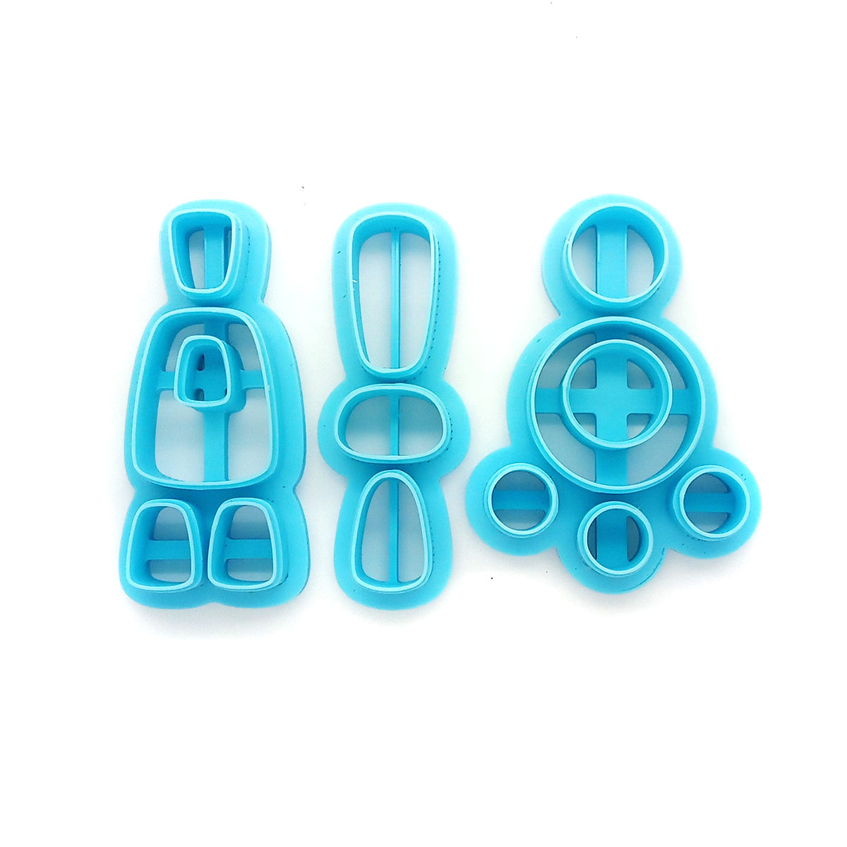 Boho shapes clay cutter set for earrings