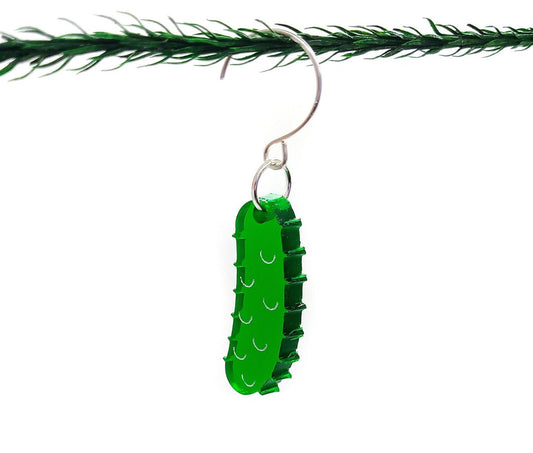 Miniature Pickle Ornament, for Dollhouse Christmas Tree