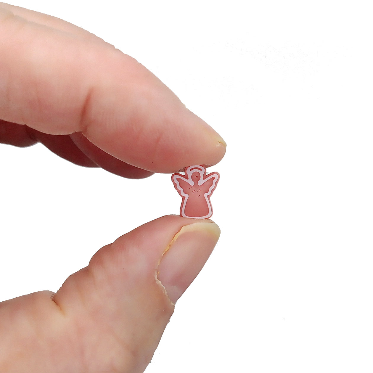 Tiny gingerbread cookies for dollhouse miniatures: brown Christmas-themed faux cookies with white icing