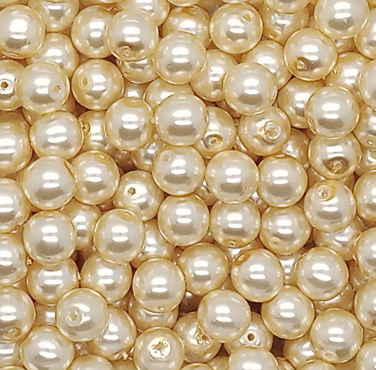 Glass Pearl Charms - 8mm Bead Dangles for DIY Charm Bracelets - Adorabilities Charms & Trinkets
