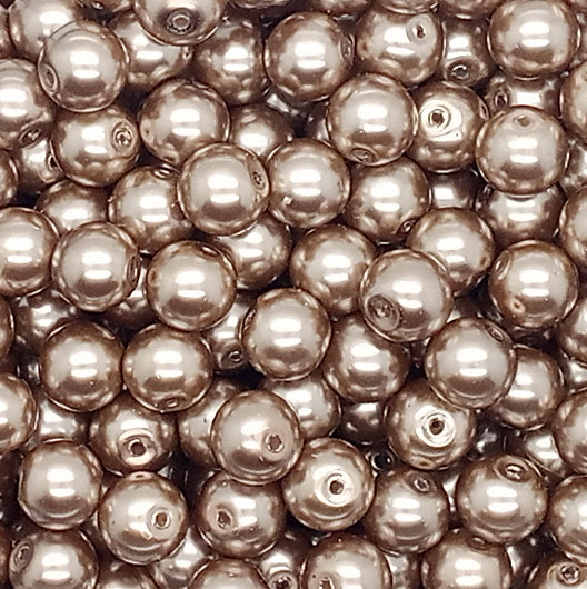 Glass Pearl Charms - 8mm Bead Dangles for DIY Charm Bracelets - Adorabilities Charms & Trinkets