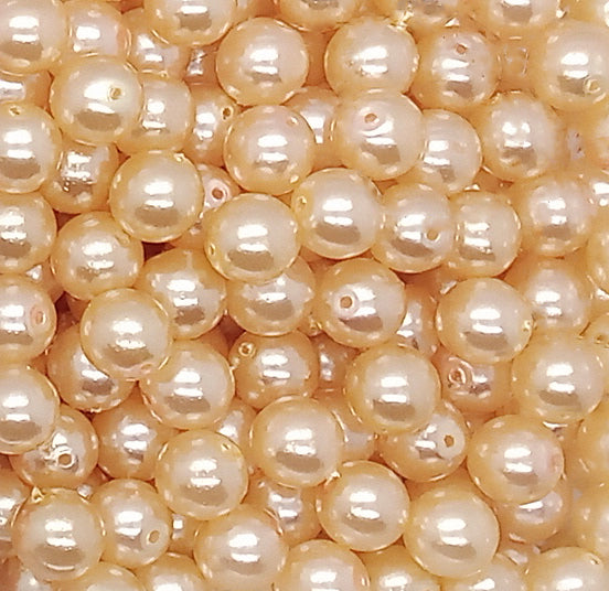 Glass Pearl Charms - 8mm Bead Dangles for DIY Charm Bracelets - Adorabilities Charms & Trinkets