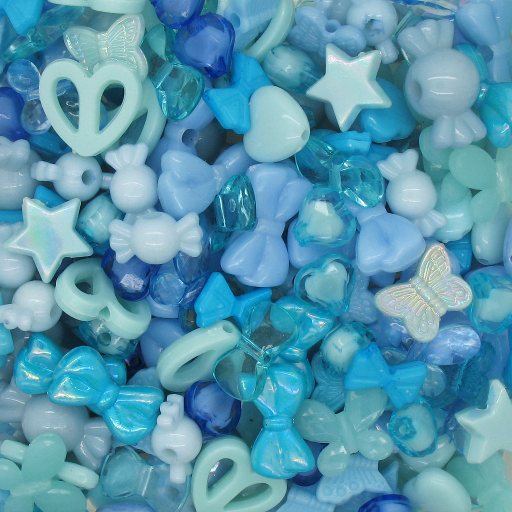 Acrylic Bead Mix - Cute Kawaii Kandi Jewelry Supply