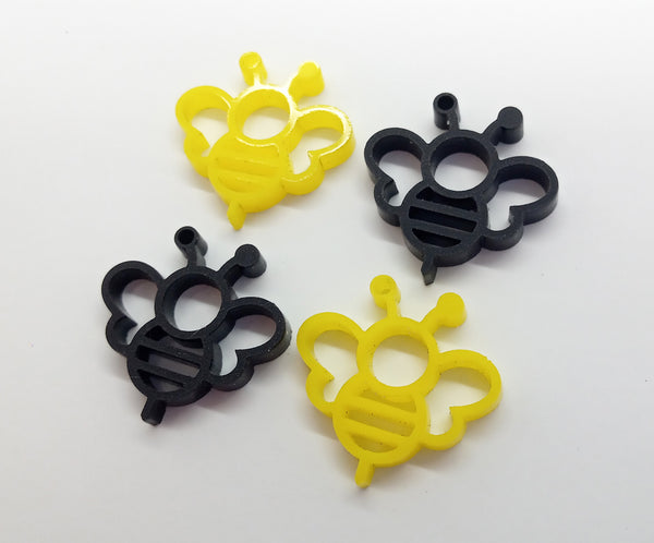Little Bee Charms, Laser Cut Bumble Bee Pendants - Adorabilities Charms & Trinkets