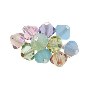 Easter Charms - Pretty Pastel 6mm Czech Crystal Bead Charms - Adorabilities Charms & Trinkets
