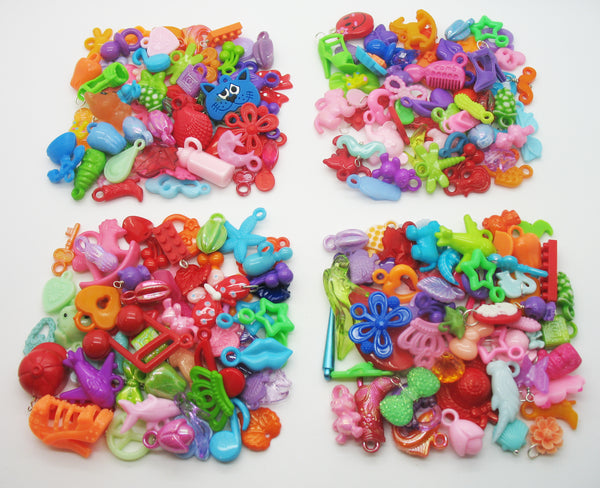 Acrylic Charm Necklace Kit - DIY Kawaii Kandi Rainbow Necklace - Adorabilities Charms & Trinkets