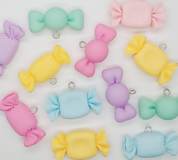 Pastel Candy Charms, Set of 8 - Adorabilities Charms & Trinkets