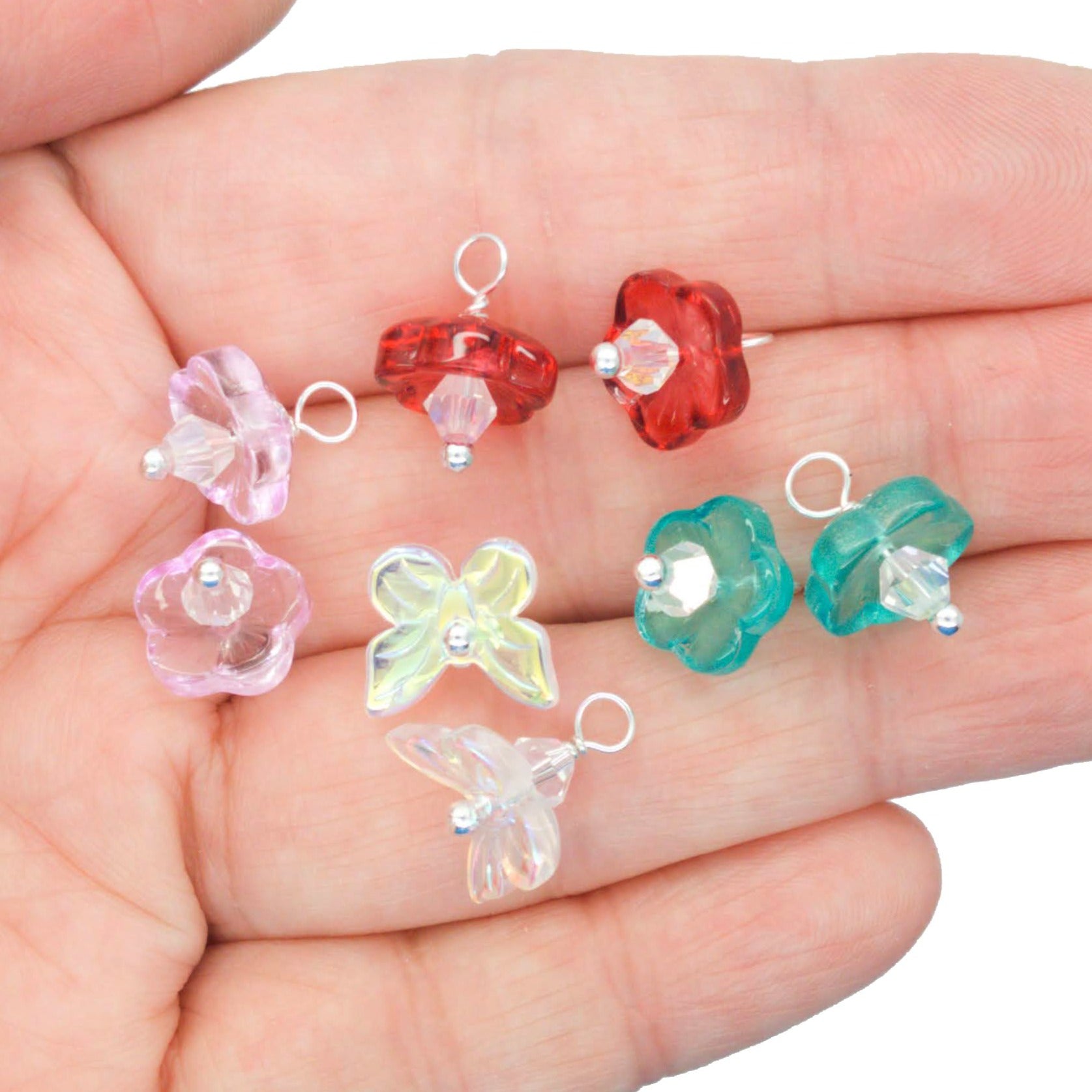 Butterfly Charms Jewelry Making  Glass Jewelry Making Supplies