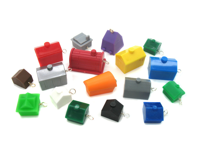 Monopoly House Charms - Board Games Pieces Parts Kitsch Charm Mix - Adorabilities Charms & Trinkets