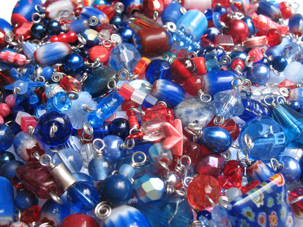 Colorful Bead Charms Grab Bag - Bulk Glass & Acrylic Dangle Charms - Adorabilities Charms & Trinkets