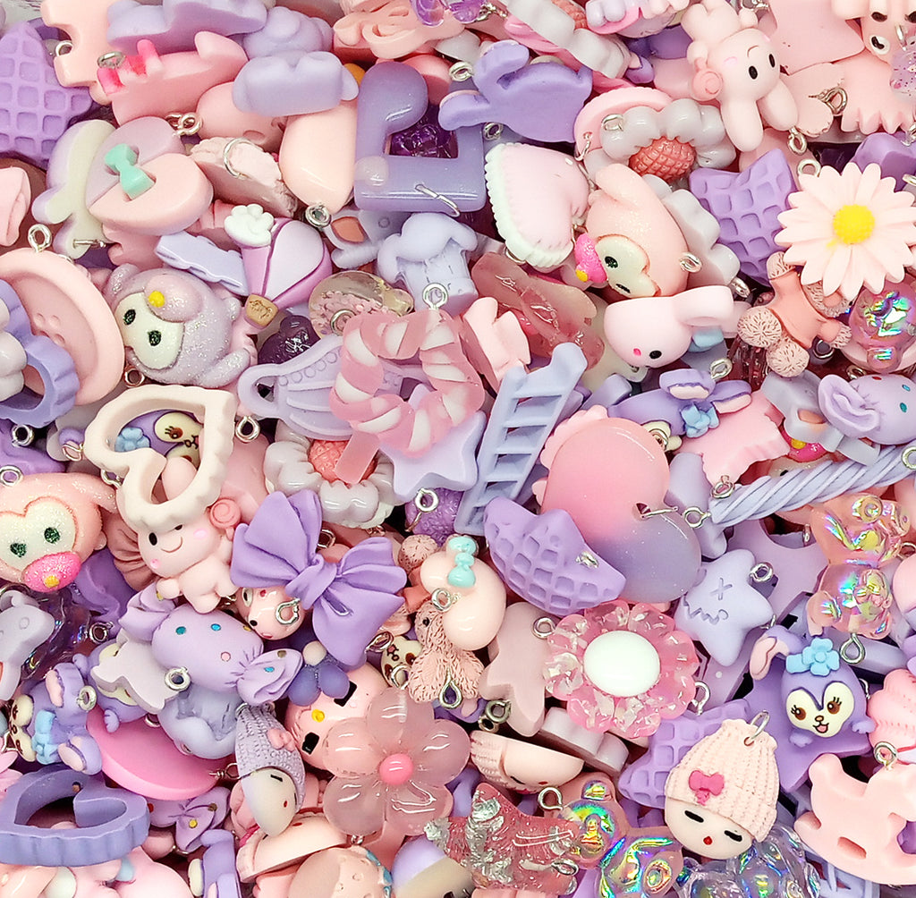 Super Kawaii Pink Pastel, Charms for Slime, Mixed Cute Resin Cabochons for  Crafts, Pink Kawaii Fake Food Deco Resin Cabochonsfs10 